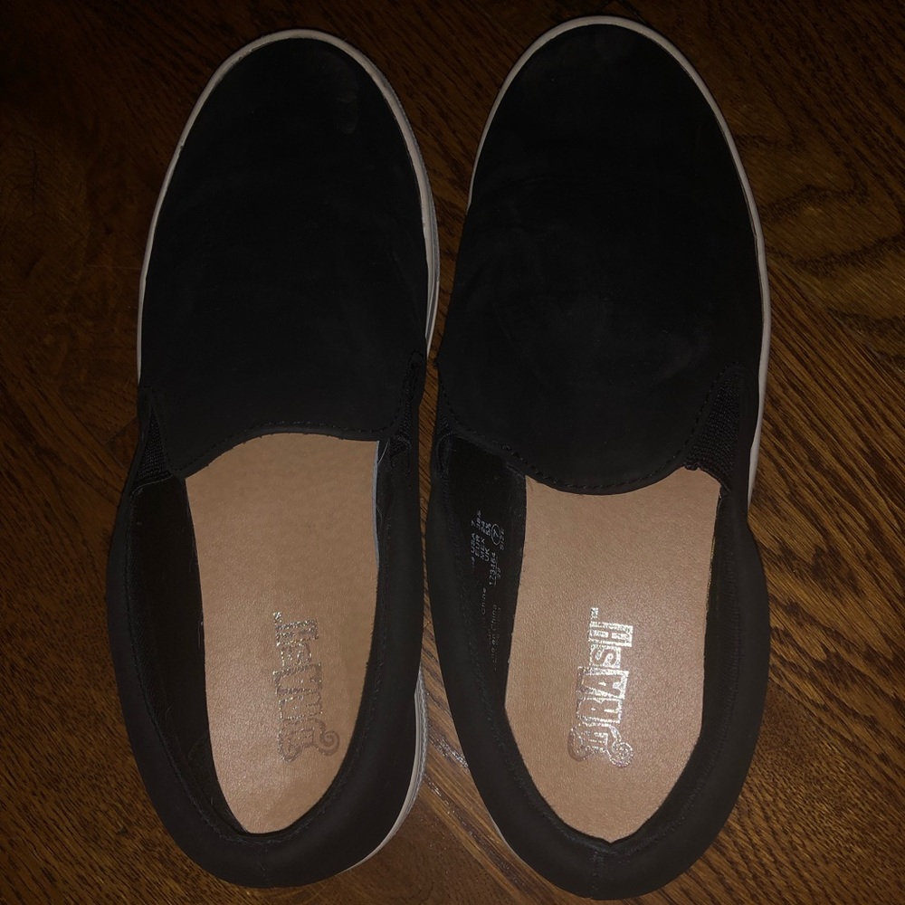 Black Slip On Sneakers